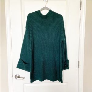 ISABEL MATERNITY Green Cable Knit Oversize Sweater